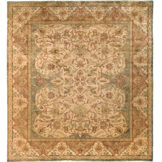 Polonaise 1058 Rug by Exquisite Rugs in ivory, green, multi. Made from new zealand wool in a unique style.