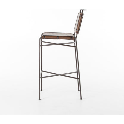 Wharton Bar Stool by Four Hands. Made from unique in a modern style.