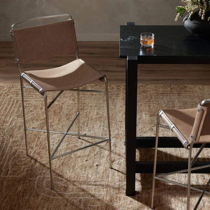 Wharton Bar Stool by Four Hands. Made from unique in a modern style.