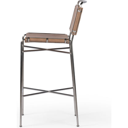 Wharton Bar Stool by Four Hands. Made from unique in a modern style.