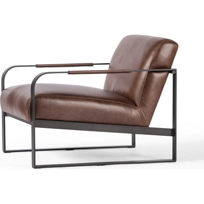 Jules Chair by Four Hands in stnwsh print ecru, antique brs and stonewash print ecru. Made from 100% flax, linen, iron, 100% polyester in a modern style.