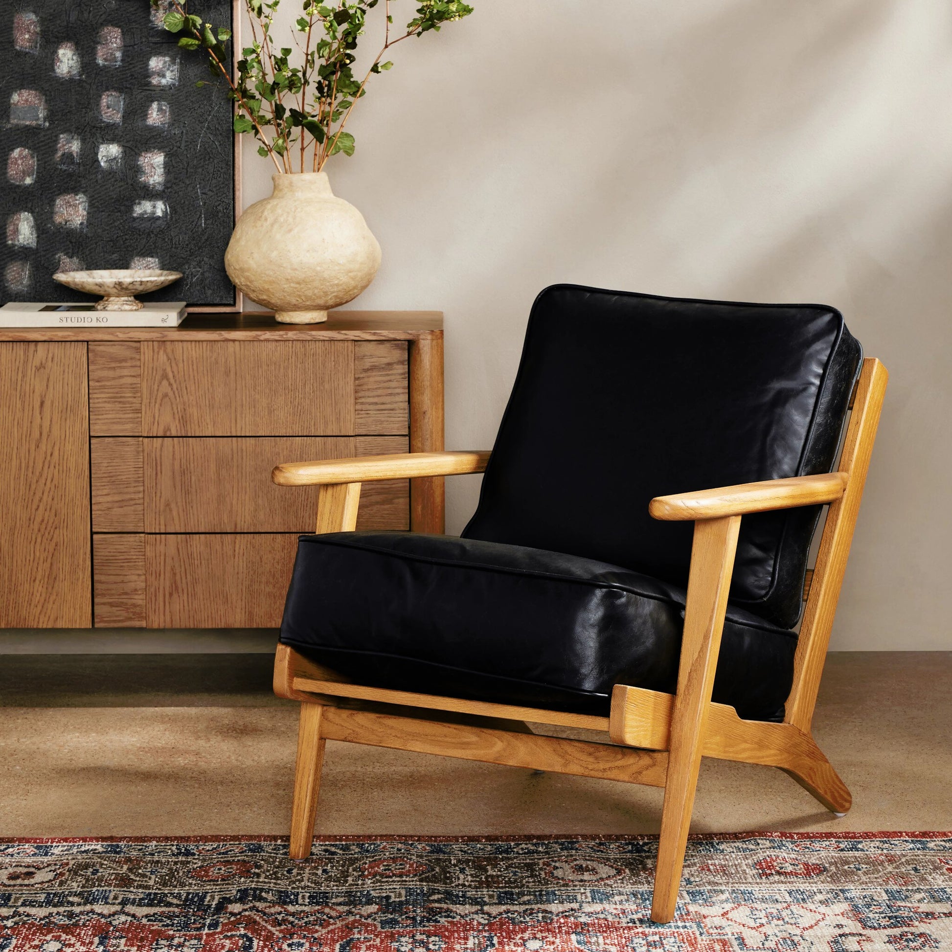 Brooks Lounge Chair by Four Hands. Made from unique in a modern style.