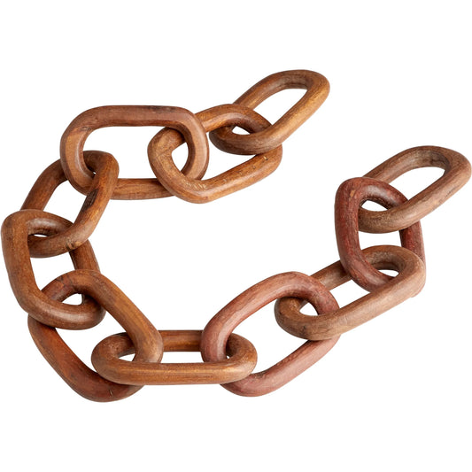 Cadena Sculpture by Cyan Design. Made from wood in a rustic style.