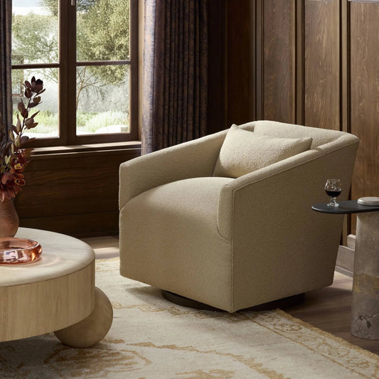 York Swivel Chair by Four Hands. Made from unique in a modern style.