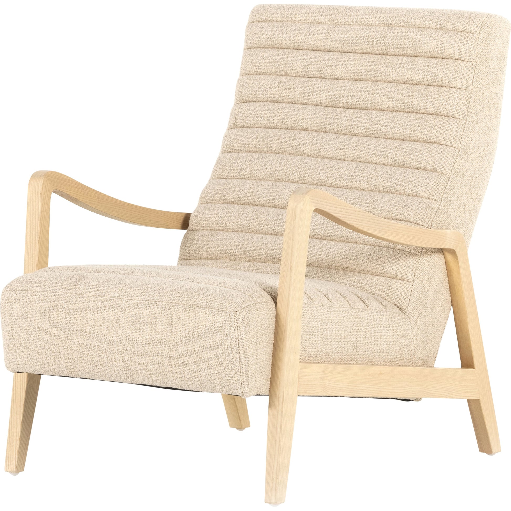 Chance Chair by Four Hands in dakota warm taupe, rubbed sienna brown. Made from top grain leather, solid parawood, 100% polyester in a modern style.