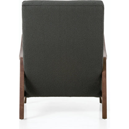 Chance Chair by Four Hands in dakota warm taupe, rubbed sienna brown. Made from top grain leather, solid parawood, 100% polyester in a modern style.