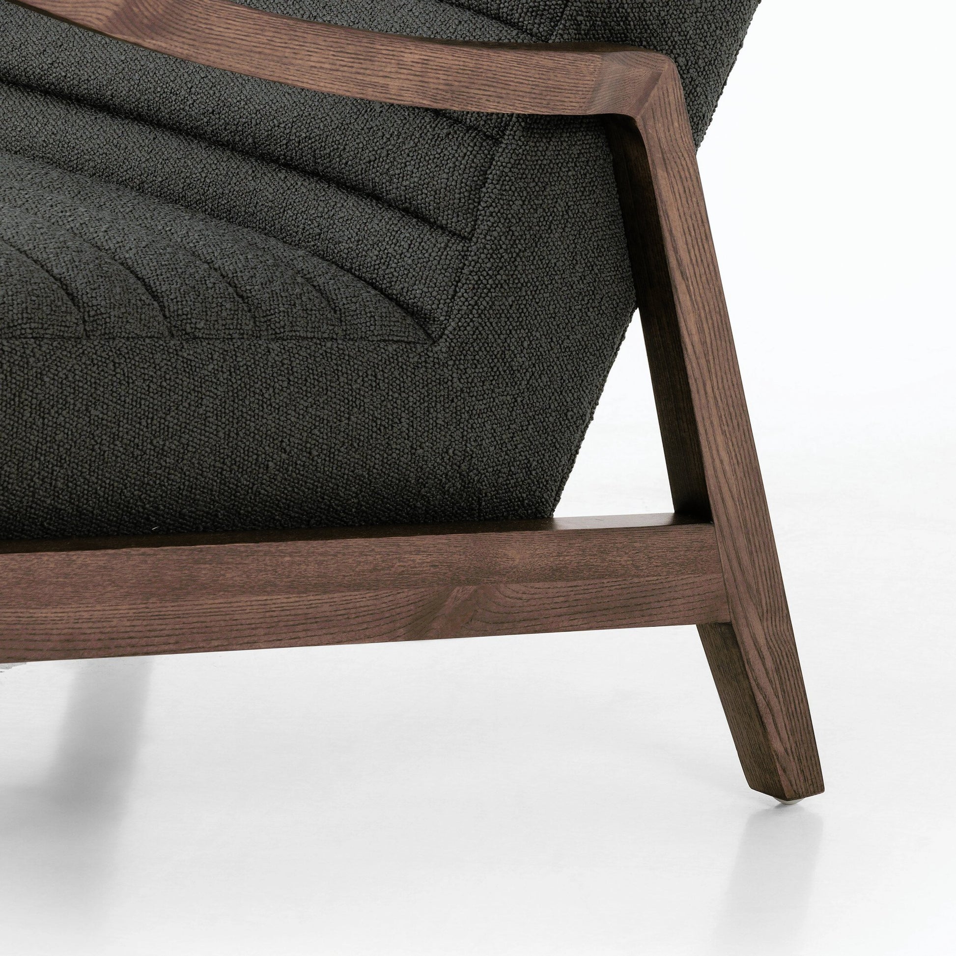 Chance Chair by Four Hands in dakota warm taupe, rubbed sienna brown. Made from top grain leather, solid parawood, 100% polyester in a modern style.