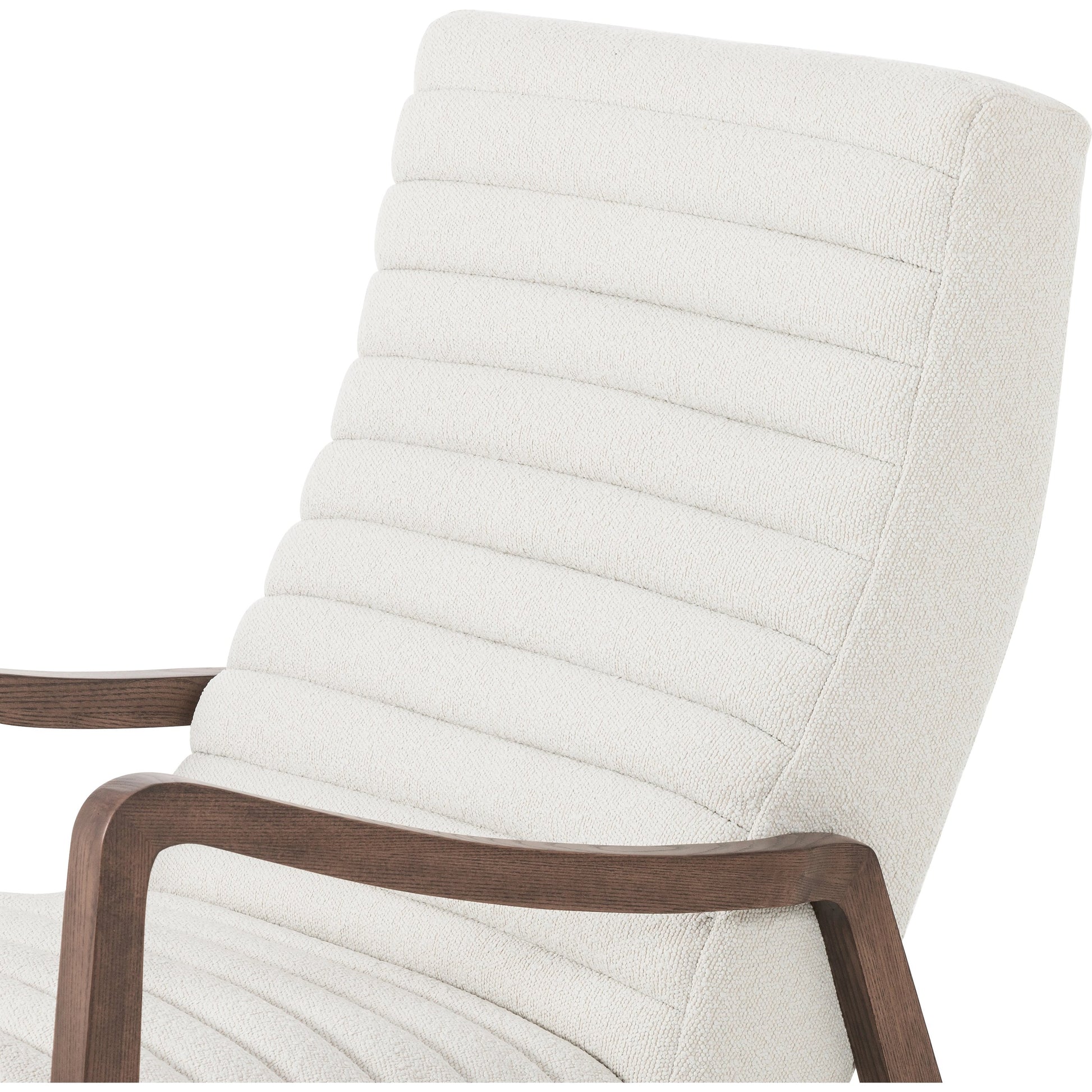 Chance Chair by Four Hands in dakota warm taupe, rubbed sienna brown. Made from top grain leather, solid parawood, 100% polyester in a modern style.