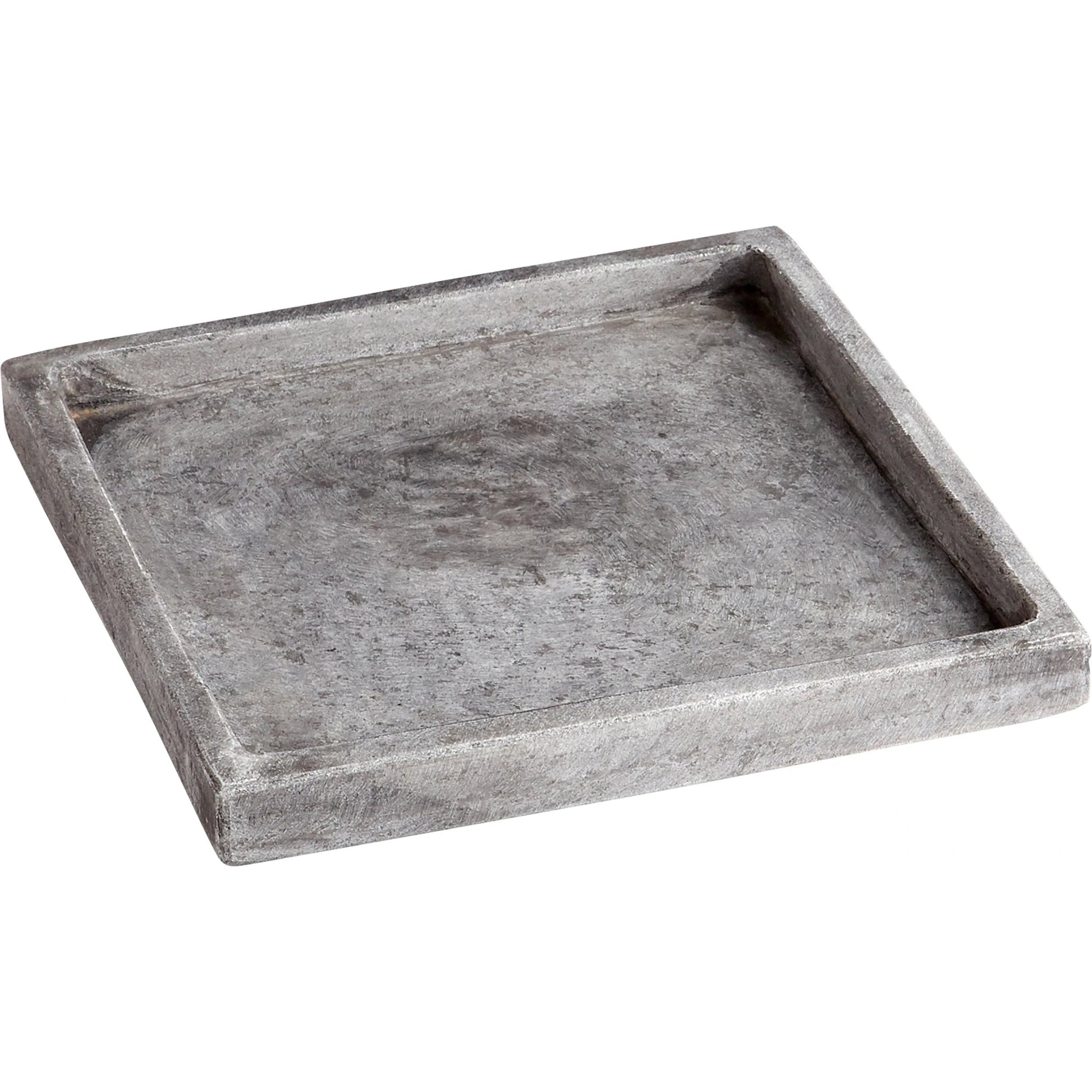 Gryphon Tray by Cyan Design in gray. Made from marble in a eclectic & global style.