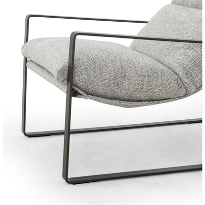 Emmett Sling Chair by Four Hands. Made from top grain leather, iron, 100% polyester in a modern style.