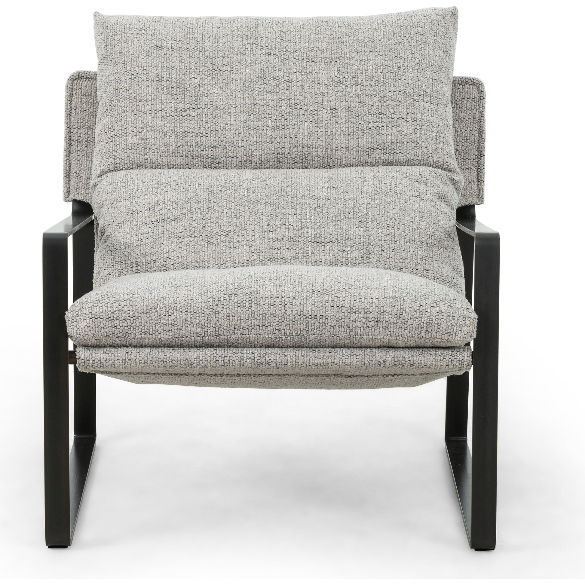 Emmett Sling Chair by Four Hands. Made from top grain leather, iron, 100% polyester in a modern style.