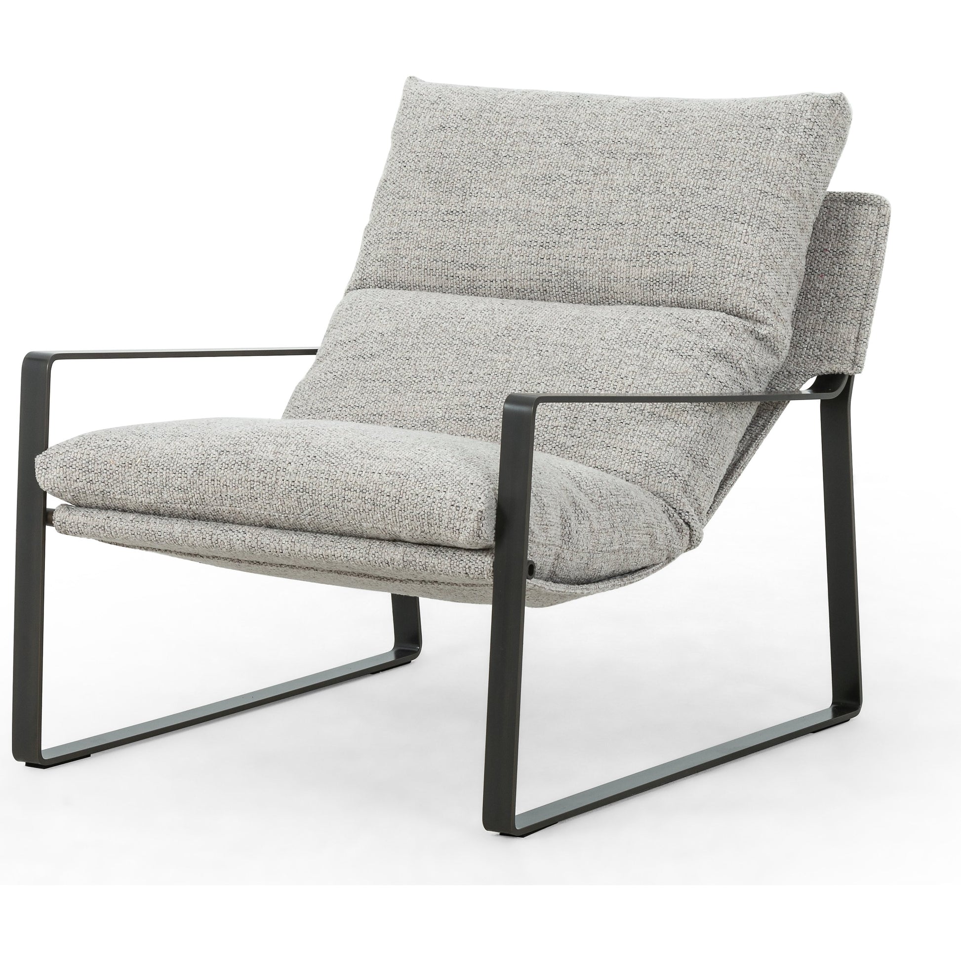 Emmett Sling Chair by Four Hands. Made from top grain leather, iron, 100% polyester in a modern style.