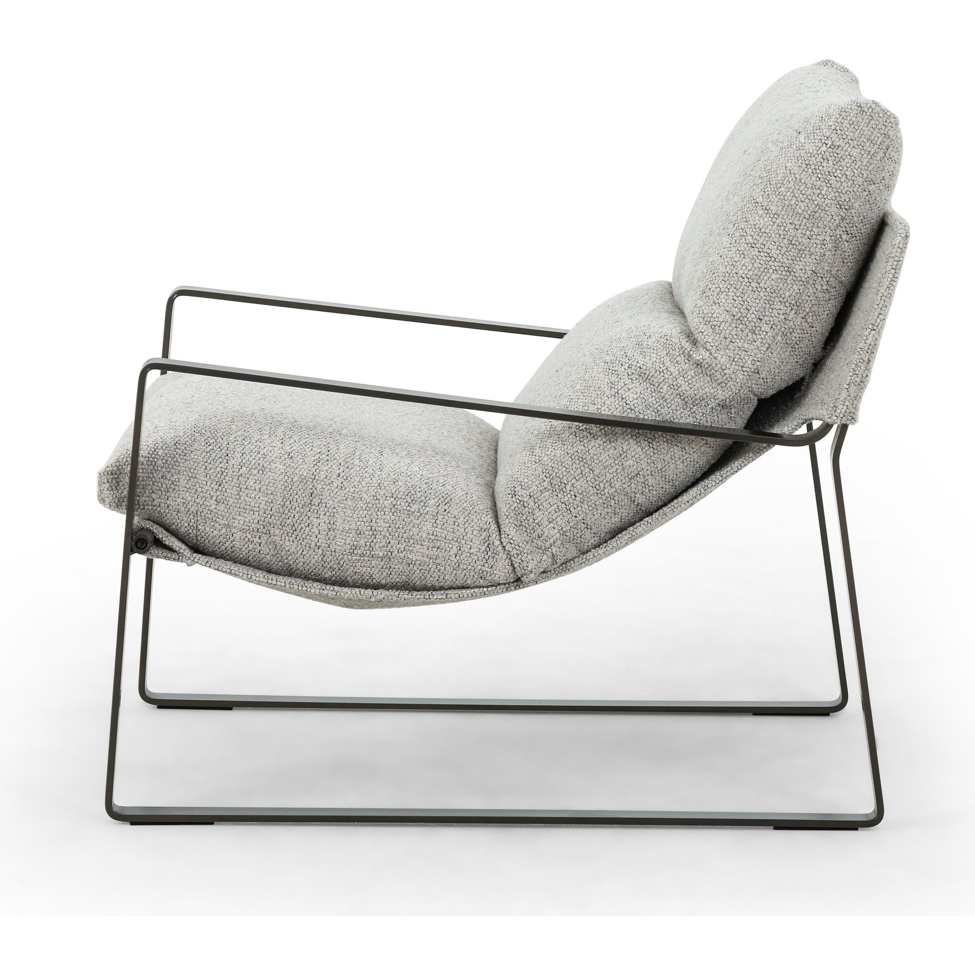 Emmett Sling Chair by Four Hands. Made from top grain leather, iron, 100% polyester in a modern style.
