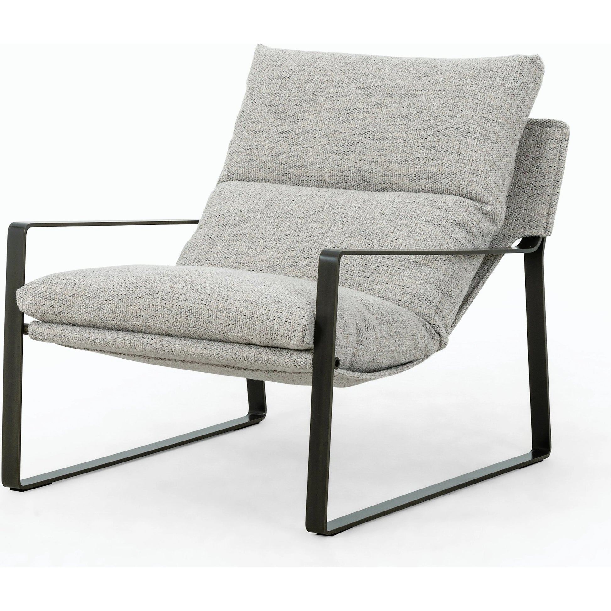 Emmett Sling Chair by Four Hands. Made from top grain leather, iron, 100% polyester in a modern style.