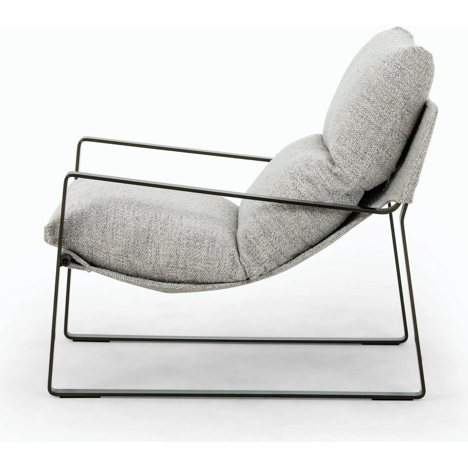 Emmett Sling Chair by Four Hands. Made from top grain leather, iron, 100% polyester in a modern style.