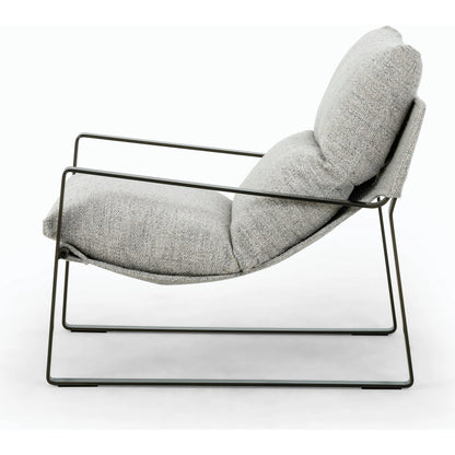 Emmett Sling Chair by Four Hands. Made from top grain leather, iron, 100% polyester in a modern style.