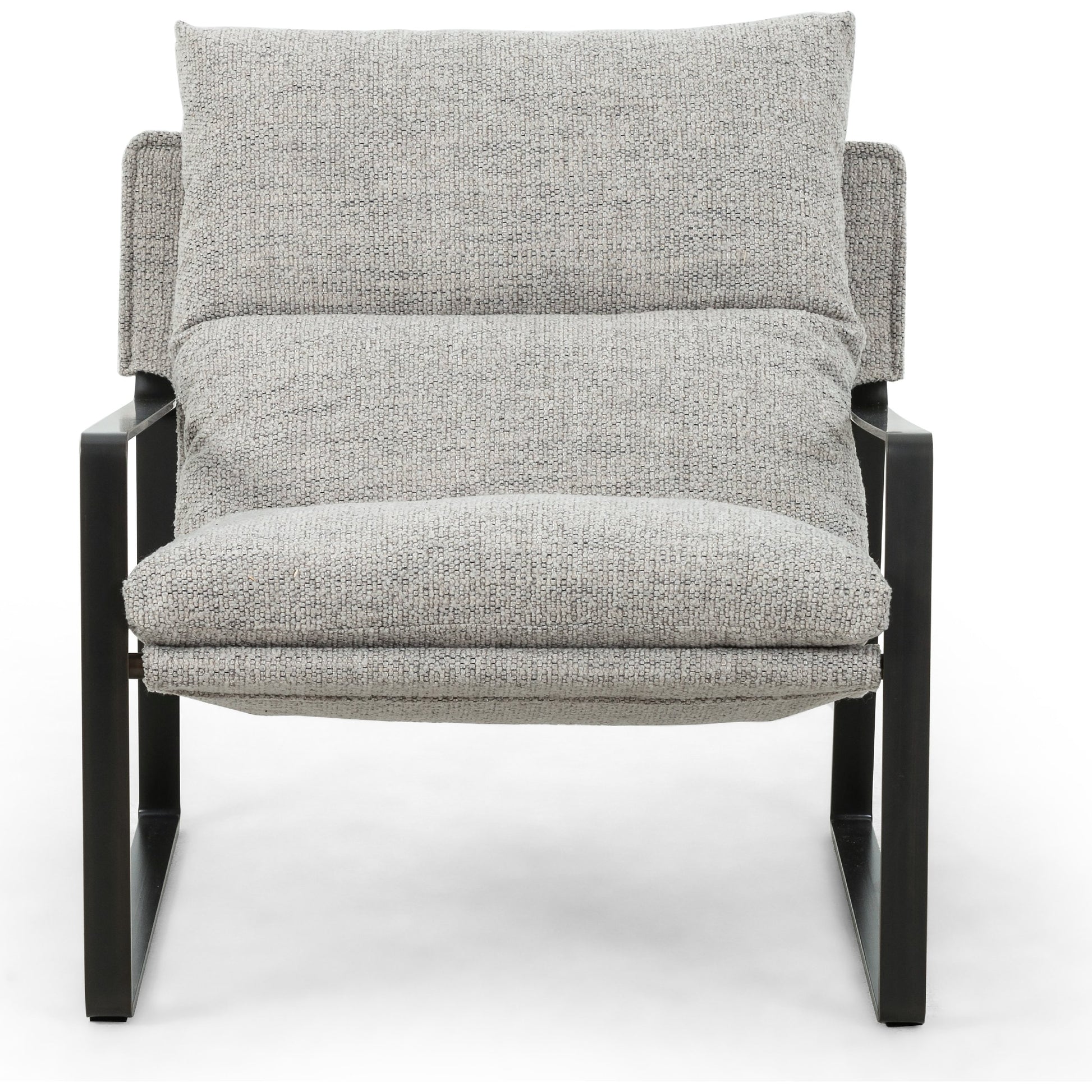 Emmett Sling Chair by Four Hands. Made from top grain leather, iron, 100% polyester in a modern style.