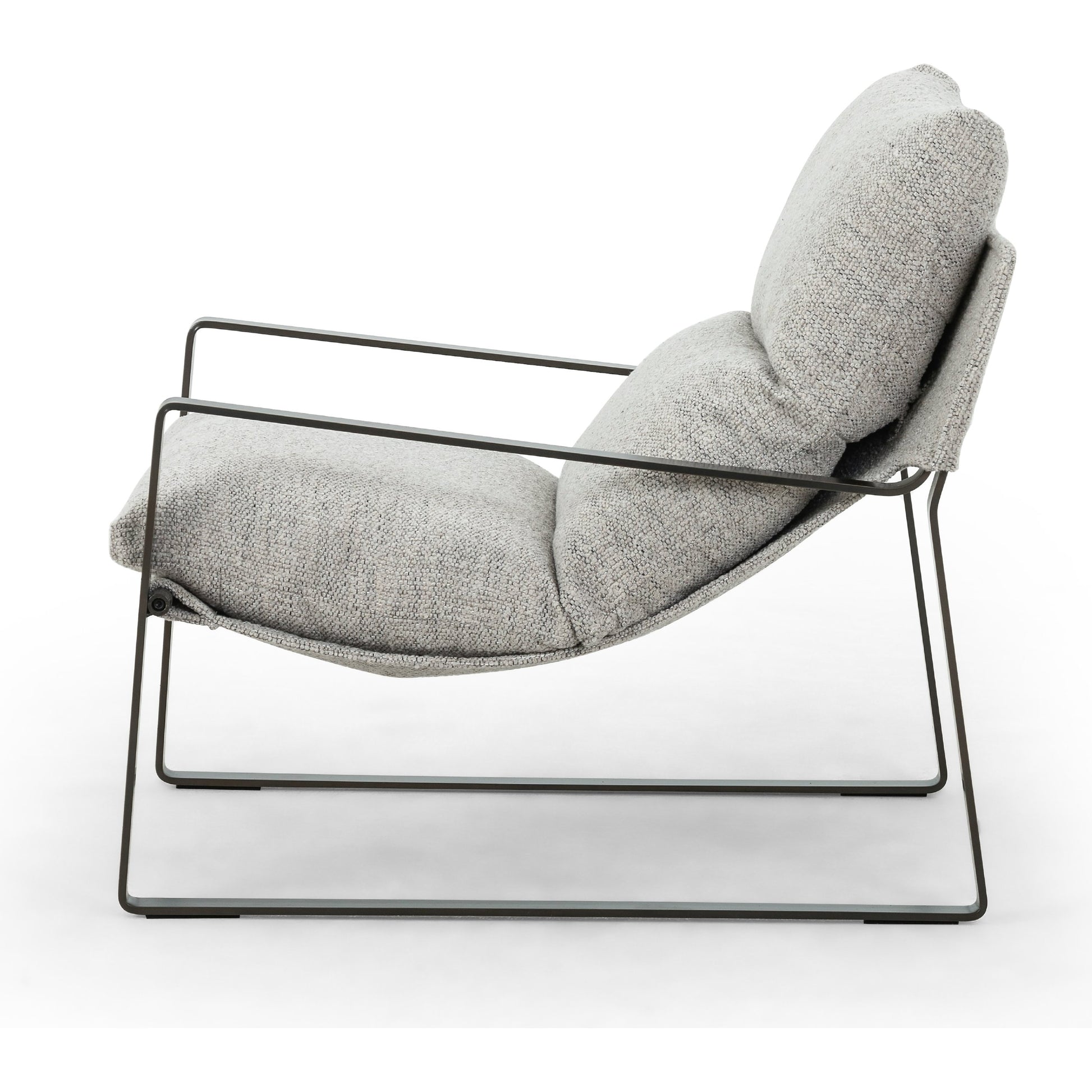Emmett Sling Chair by Four Hands. Made from top grain leather, iron, 100% polyester in a modern style.