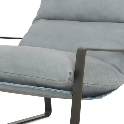 Emmett Sling Chair by Four Hands. Made from top grain leather, iron, 100% polyester in a modern style.