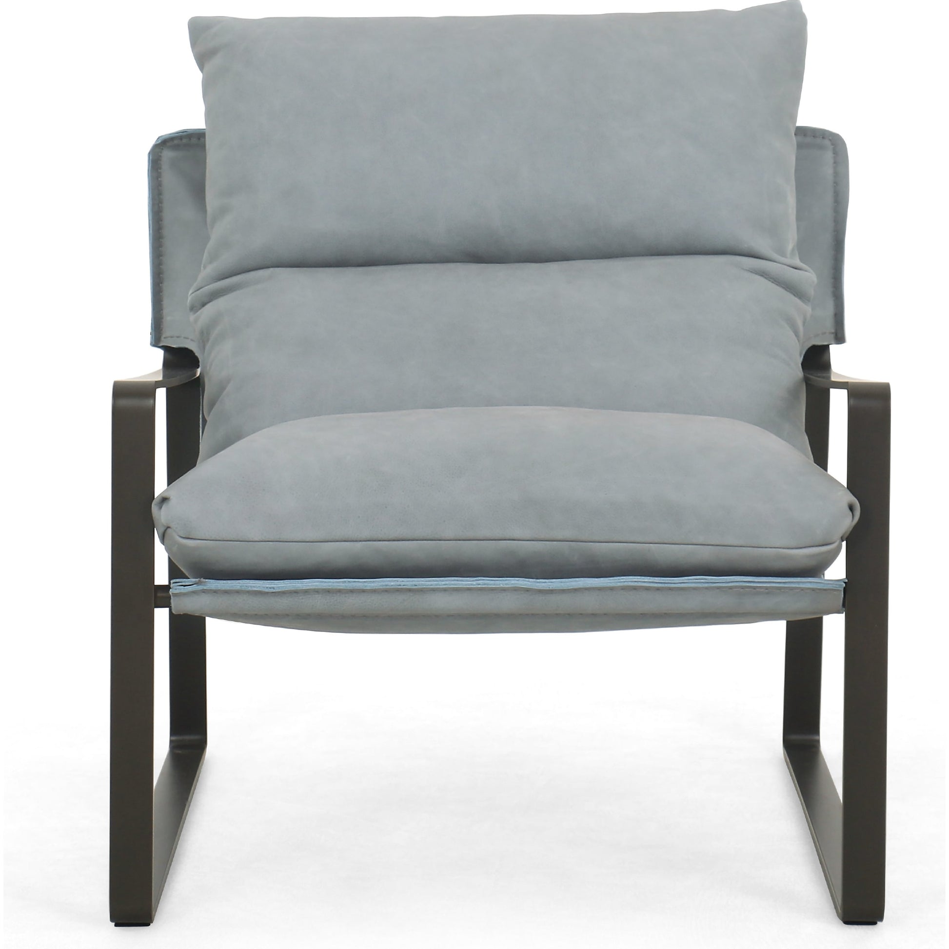 Emmett Sling Chair by Four Hands. Made from top grain leather, iron, 100% polyester in a modern style.