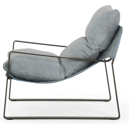 Emmett Sling Chair by Four Hands. Made from top grain leather, iron, 100% polyester in a modern style.