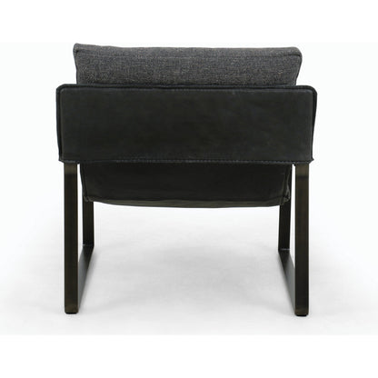 Emmett Sling Chair by Four Hands. Made from top grain leather, iron, 100% polyester in a modern style.