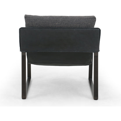 Emmett Sling Chair by Four Hands. Made from top grain leather, iron, 100% polyester in a modern style.