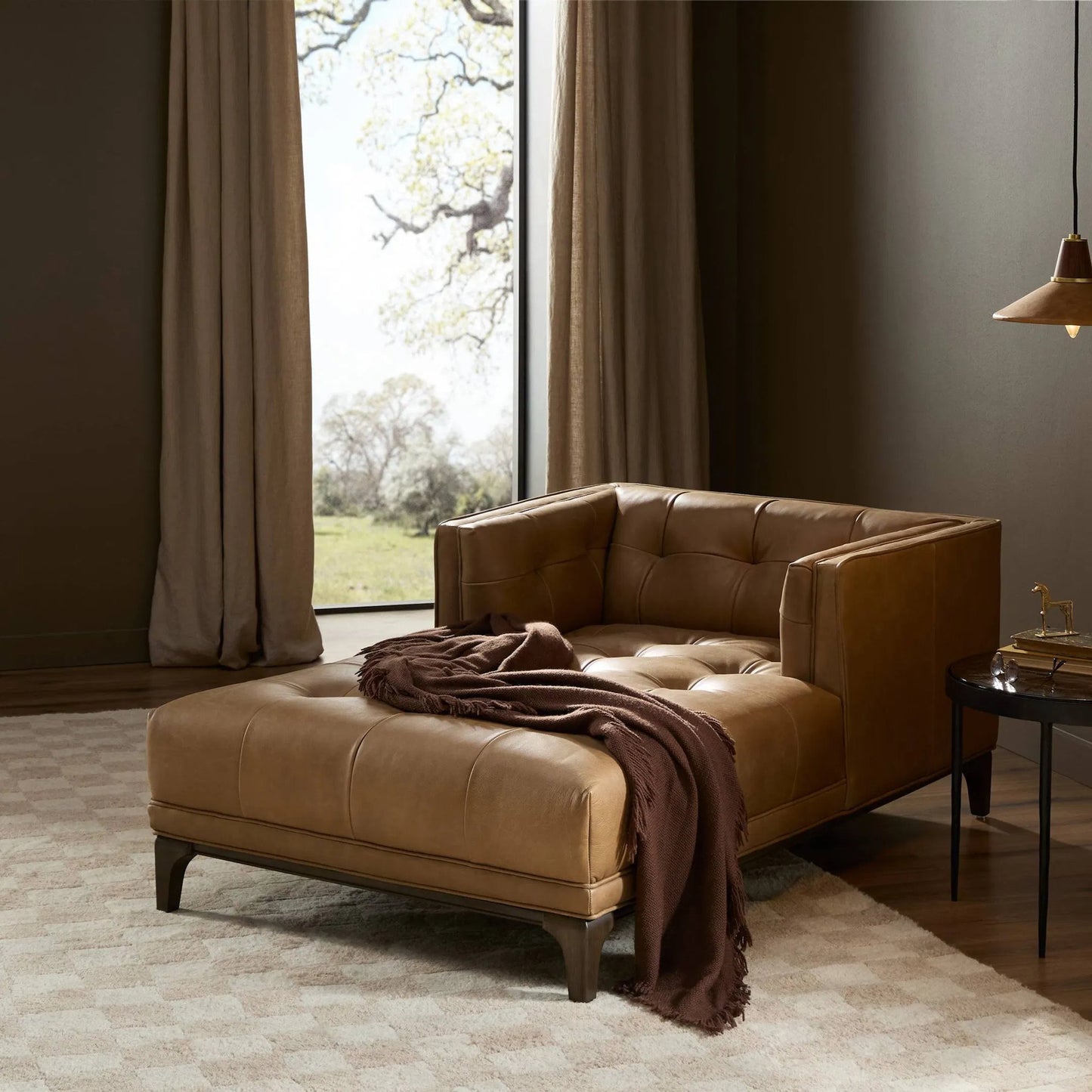 174 SI-2137300 | Lifestyle | Dylan Chaise Lounge by Four Hands. Made from unique in a traditional style.