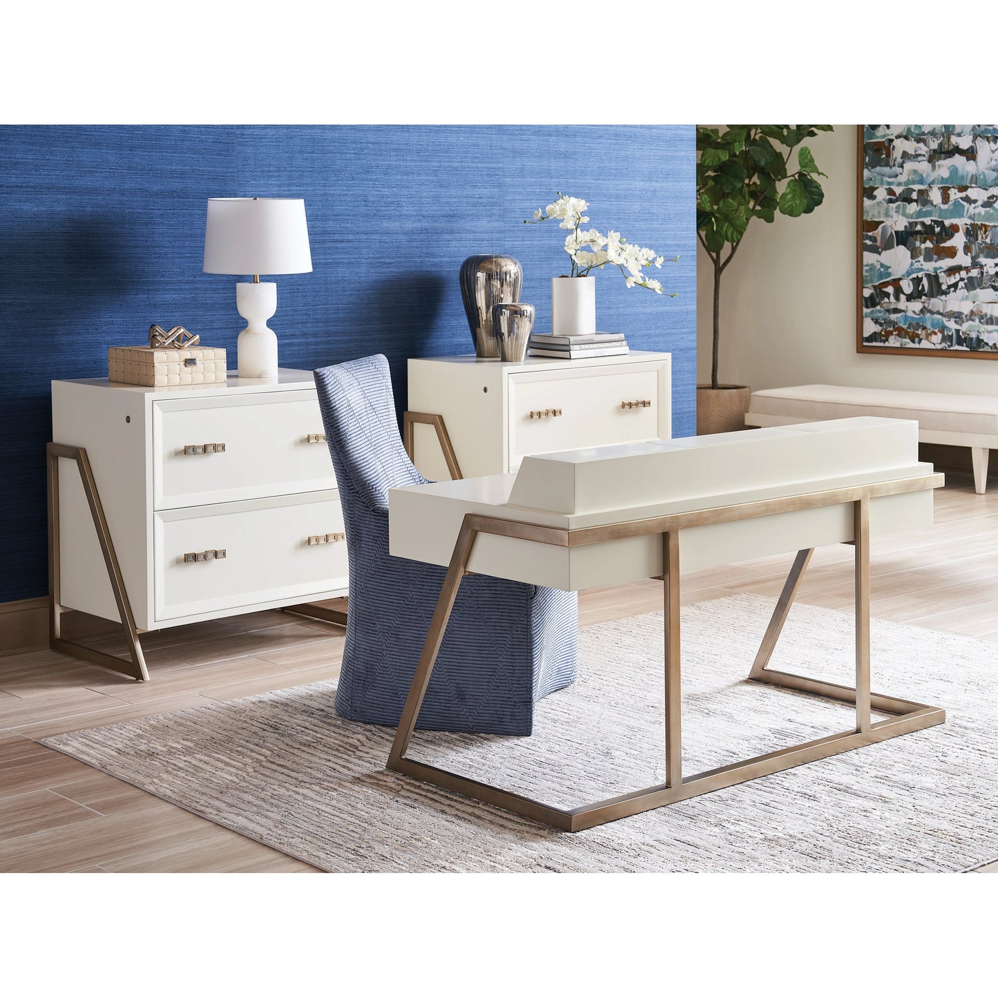 009 SI-2013209 | Lifestyle | Langley File Chest by Sligh in ivory. Made from unique in a modern style.