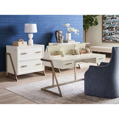 Langley File Chest by Sligh in ivory. Made from unique in a modern style.