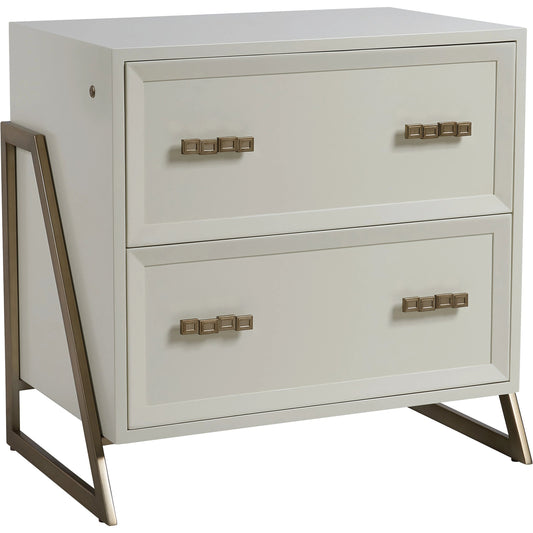 Langley File Chest by Sligh in ivory. Made from unique in a modern style.