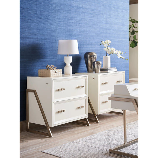 Langley File Chest by Sligh in ivory. Made from unique in a modern style.