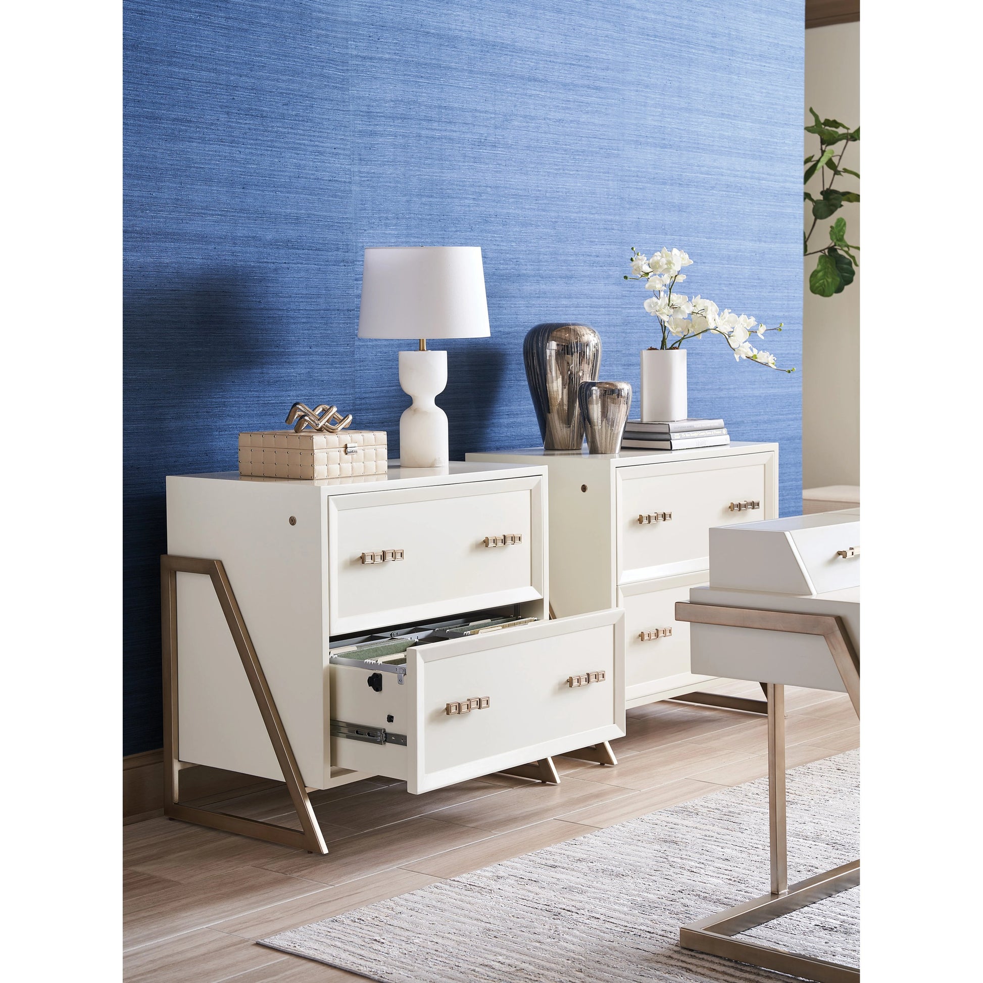 Langley File Chest by Sligh in ivory. Made from unique in a modern style.