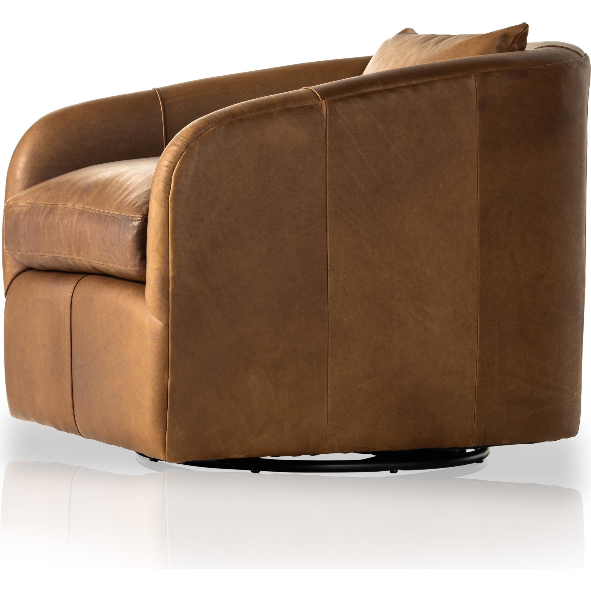Topanga Swivel Chair by Four Hands. Made from unique in a modern style.