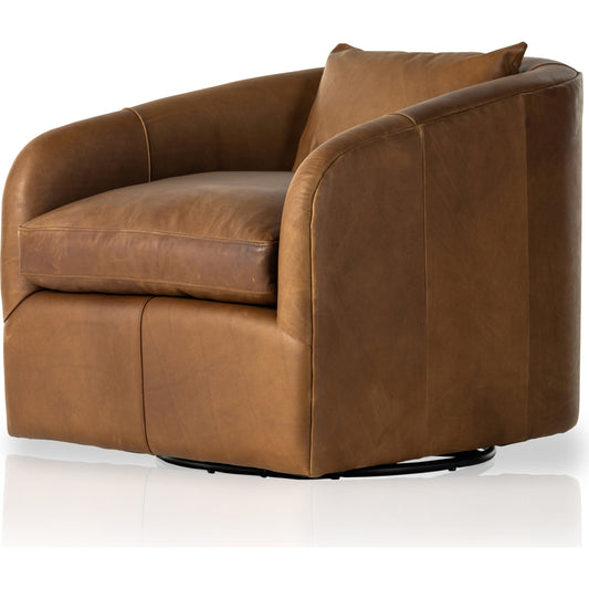 Topanga Swivel Chair by Four Hands. Made from unique in a modern style.