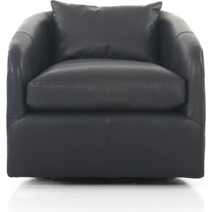 Topanga Swivel Chair by Four Hands in surrey olive. Made from 76.8% cotton, 23.2% polyester in a unique style.