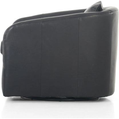 Topanga Swivel Chair by Four Hands in surrey olive. Made from 76.8% cotton, 23.2% polyester in a unique style.