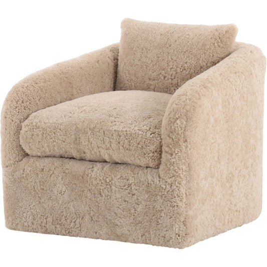 Topanga Swivel Chair by Four Hands. Made from unique in a modern style.