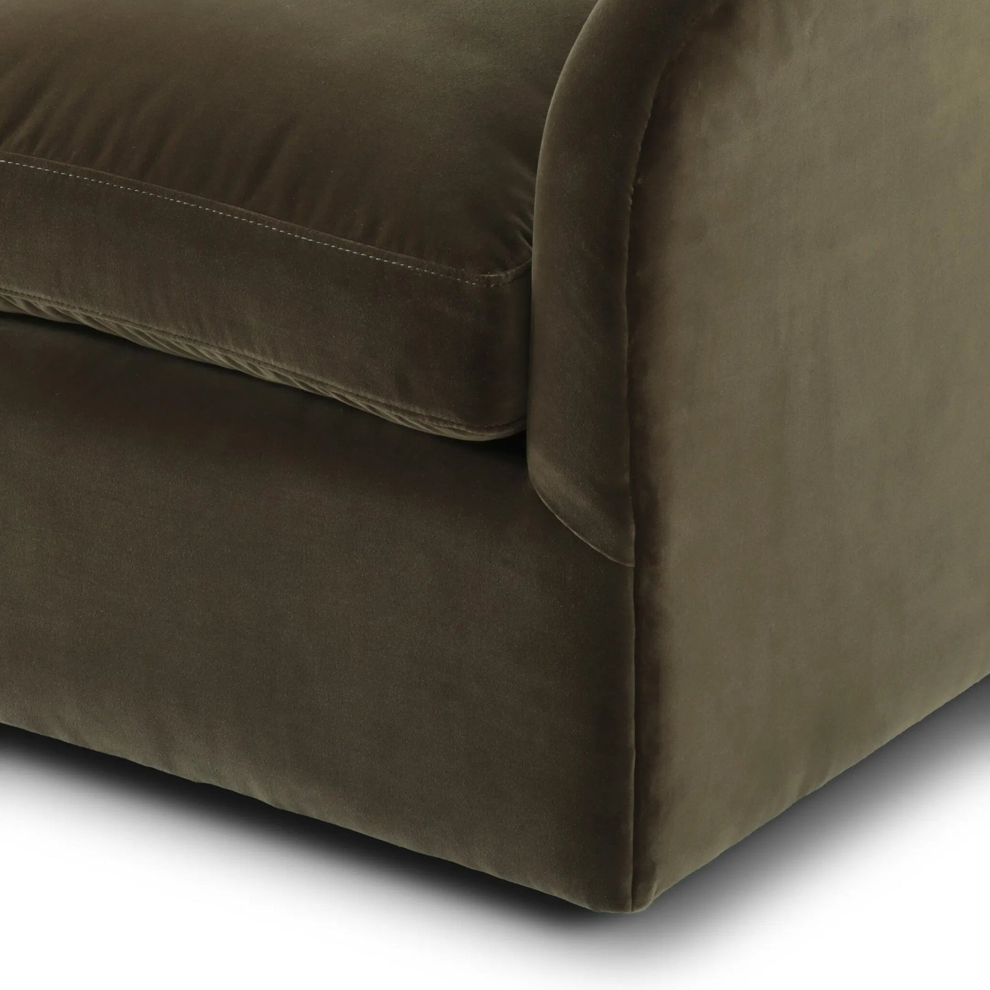 Topanga Swivel Chair by Four Hands in surrey olive. Made from 76.8% cotton, 23.2% polyester in a unique style.