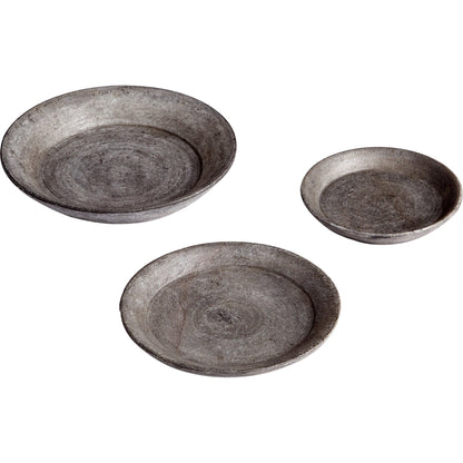 Rombos Tray by Cyan Design in gray. Made from marble in a eclectic & global style.