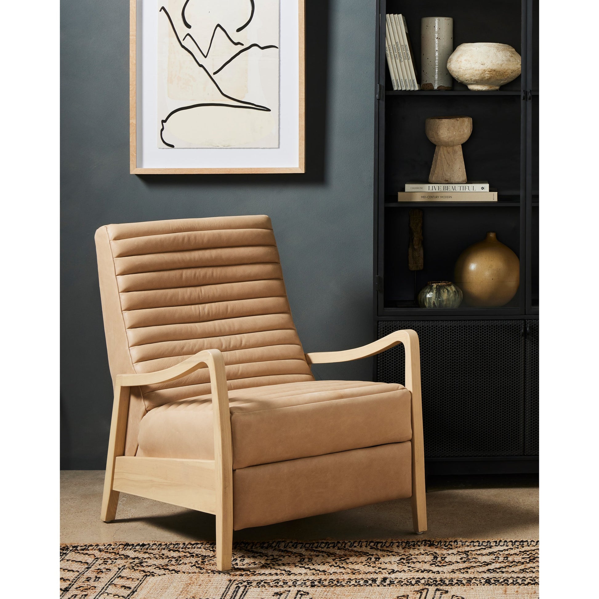 Chance Recliner by Four Hands. Made from unique in a transitional style.