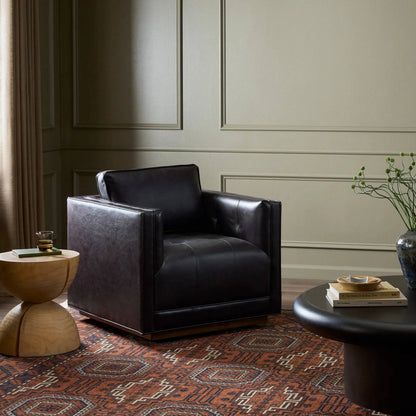 Kiera Swivel Chair by Four Hands. Made from unique in a transitional style.