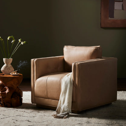 Kiera Swivel Chair by Four Hands. Made from unique in a transitional style.