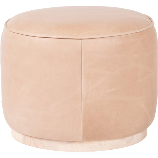 Sinclair Round Ottoman by Four Hands. Made from unique in a modern style.
