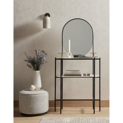 Sinclair Round Ottoman by Four Hands. Made from unique in a modern style.