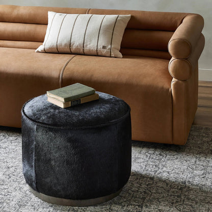 Sinclair Round Ottoman by Four Hands. Made from unique in a modern style.
