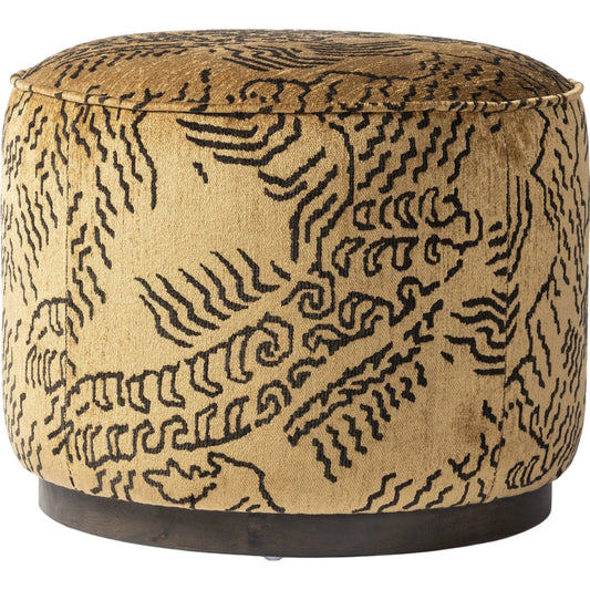 Sinclair Round Ottoman by Four Hands. Made from unique in a modern style.