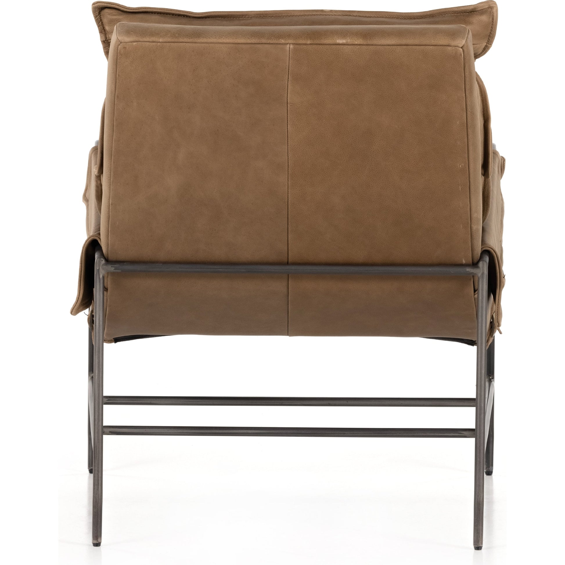Taryn Chair by Four Hands. Made from top grain leather, iron, 100% polyester in a modern style.