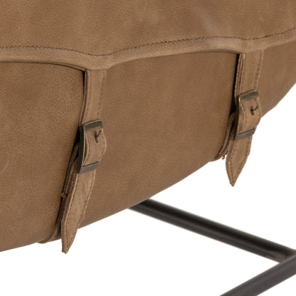 Taryn Chair by Four Hands. Made from top grain leather, iron, 100% polyester in a modern style.