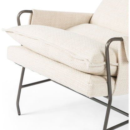 Taryn Chair by Four Hands. Made from top grain leather, iron, 100% polyester in a modern style.